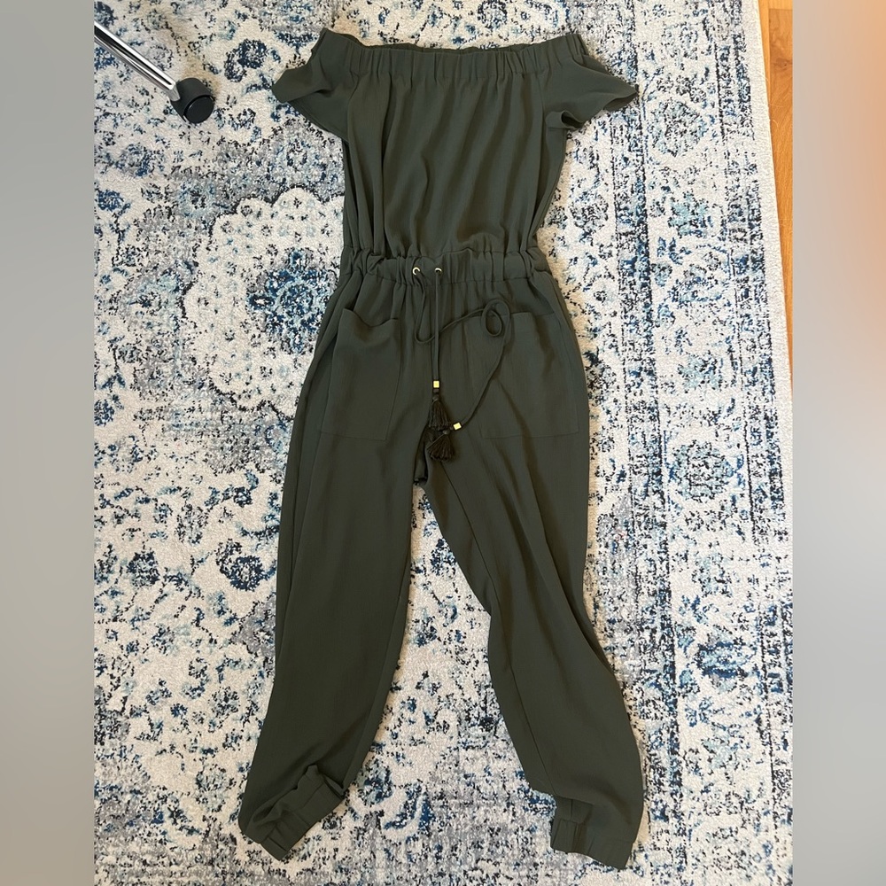 Michael Kors Off The Shoulder Jumpsuit